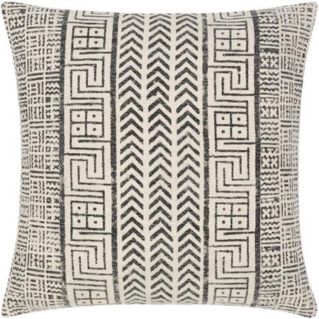 SURYA Surya JNY010-1422 14 x 22 in. Janya Woven Pillow Cover - Black & Beige JNY010-1422